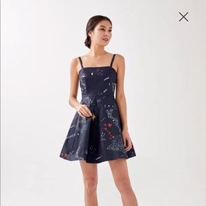 Love Bonito Asterie Camisole Navy Blue Dress Size S